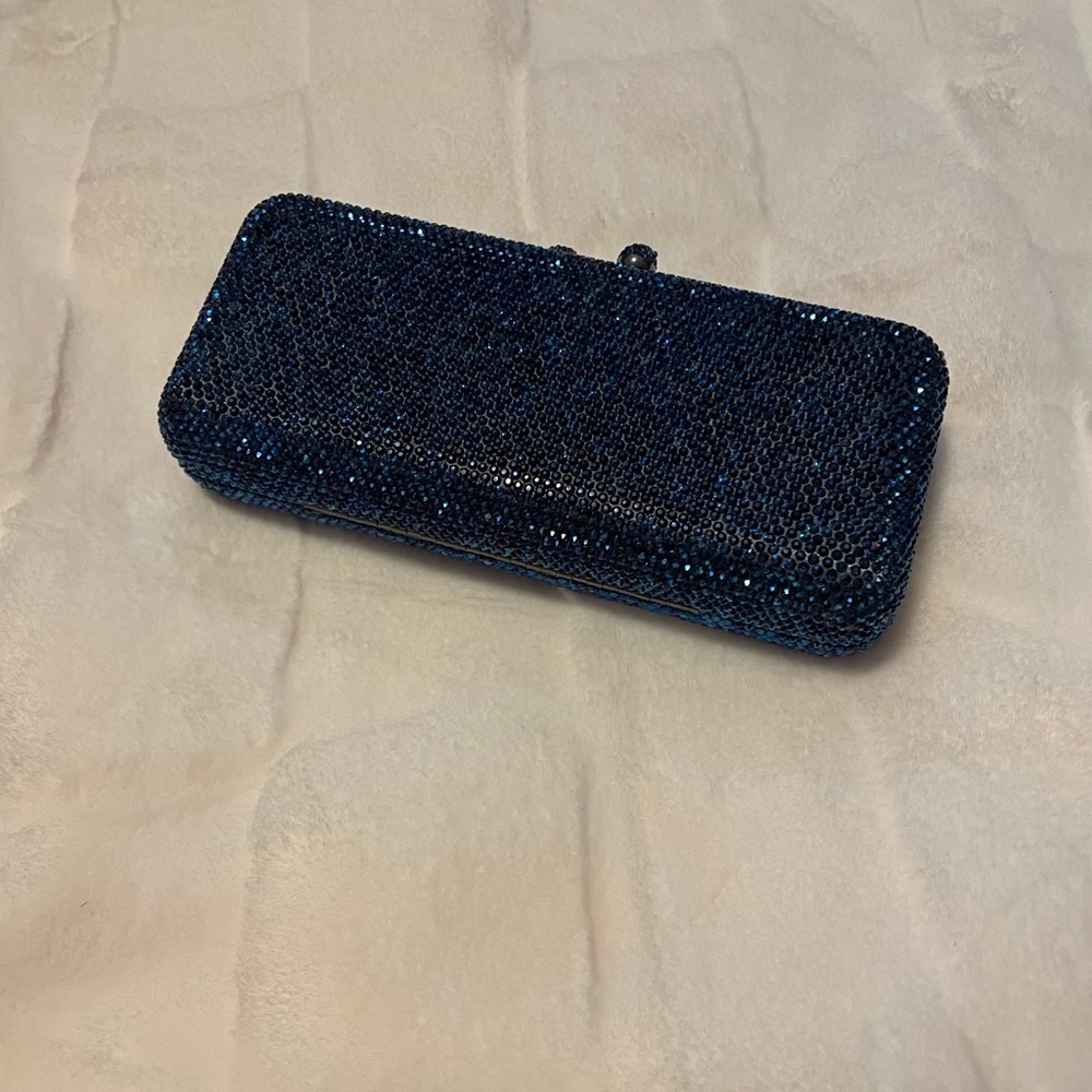 Sparkling Midnight Blue Clutch